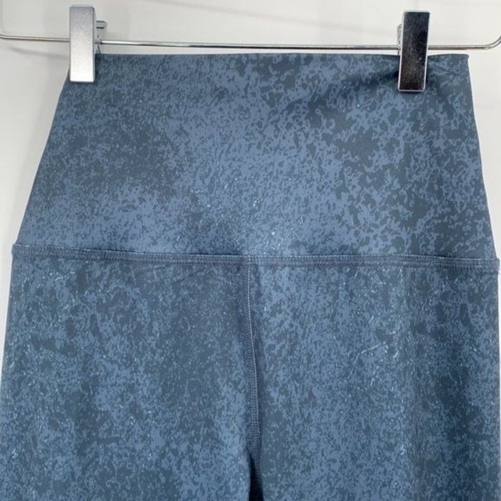 NWT Beyond Yoga Lux high waist leggings navy marble 7/8-length women new Small - Picture 2 of 5